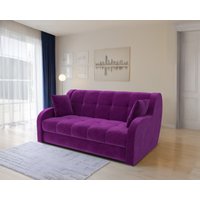 Диван Мебель-АРС Аккордеон Барон НПБ 155x200 (фиолетовый)