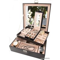 Шкатулка для украшений Joli Angel Клеопатра SR-780 (черная экокожа)