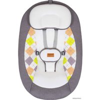 Шезлонг Nuovita Attento А1 (серый/белый)