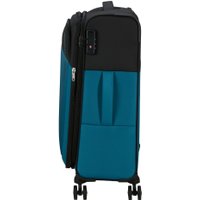 Чемодан-спиннер American Tourister Daring Dash Black/Blue 66,5 см