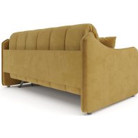 Диван Мебель-АРС аккордеон Давос НПБ 140x200 см M2-113-46 (Cabrio 27 желтый)