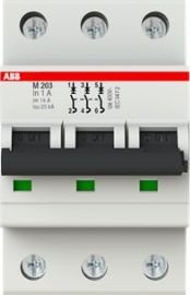 

Выключатель автоматический ABB M203-1 3P 1A Im=7A 25kA 3M 2CDA283799R0011
