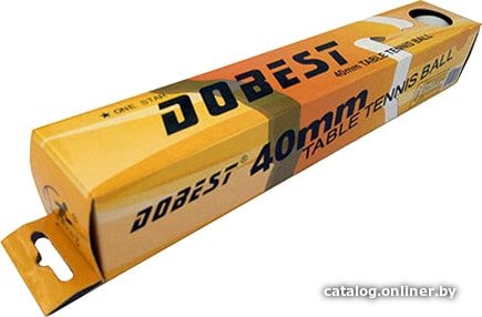 Мяч для настольного тенниса Dobest BA-02 (1 звезда, 6 шт.)