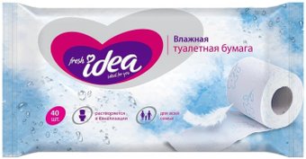 Туалетная бумага Fresh idea для всей семьи (40 шт, белый)