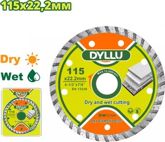 Отрезной диск алмазный  Dyllu DTDC3K02