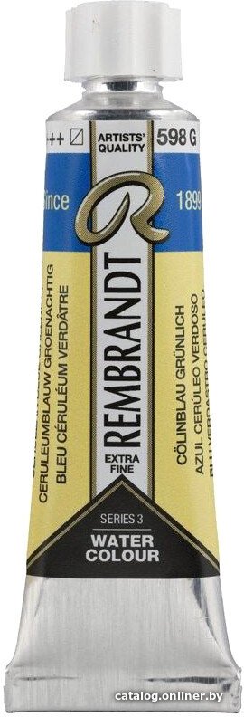 Акварельная краска Rembrandt 598 05015980 (10 мл, церулеан зеленовато-синий)