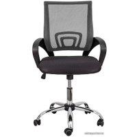 Офисное кресло AksHome Ricci Chrome (серый/черный)