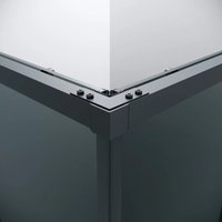 Душевая дверь Grossman Galaxy 90x195 1/2.K33.01.90.21.10 (черный матовый/тонированное стекло)