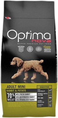 

Сухой корм для собак Optimanova Adult Mini Digestive Rabbit & Potato (для взрослых мелких пород с кроликом и картофелем) 2 кг