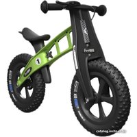 Беговел FirstBIKE Fat с тормозом (зеленый)