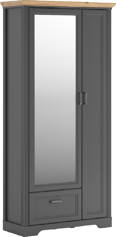 

Шкаф распашной Black Red White Jasmin SZF2D1S (графит/дуб артизан)