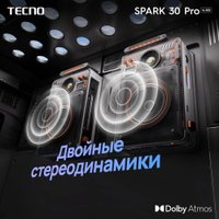 Телефон Tecno Spark 30 Pro 8GB/128GB (черный)