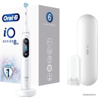 Электрическая зубная щетка Oral-B iO 8n (белый, 1 насадка)