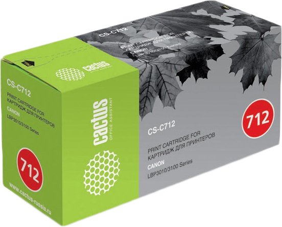 

Картридж CACTUS CS-C712S (аналог Canon Cartridge 712)