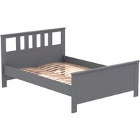 Кровать Mio Tesoro Сага 140x200 2.08.04.060.4 (серый)