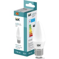Светодиодная лампочка IEK LED Candle C37 600lm 4000K E27