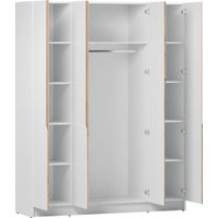 Шкаф распашной ЭлиГард Aura 4D (белый)