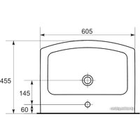 Умывальник Cersanit Easy 60 60.5x45.5 [P-UM-ES-60-1]