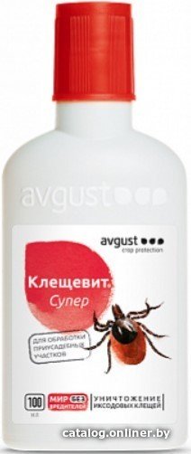 Средство от насекомых Avgust Клещевит Супер (100 мл)