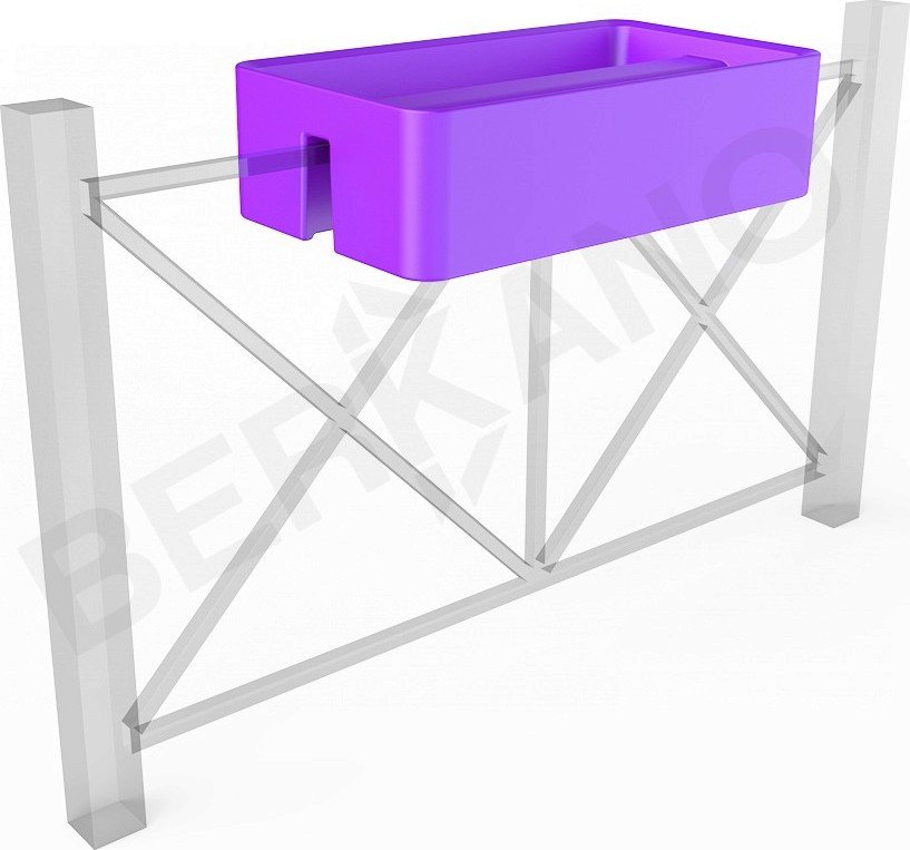 

Кашпо Berkano Vittorio Fence 28 DB (сиреневый)