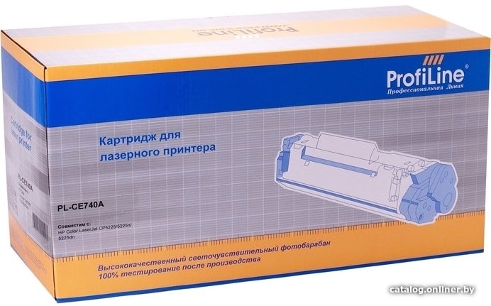 Картридж ProfiLine PL-CE740A-Bk (аналог HP 307A (CE741A))