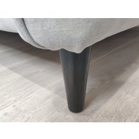 Угловой диван Nord Star Айва Краш правый (велюр, бирюзовый)