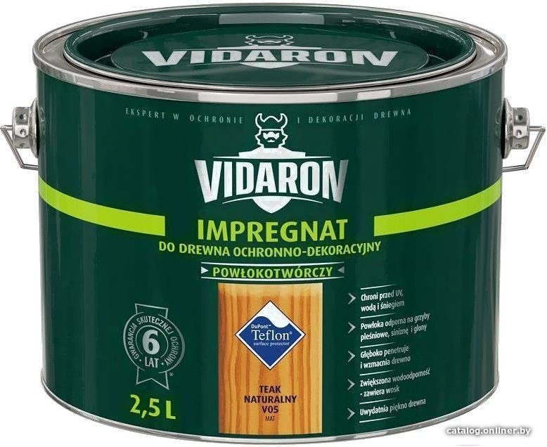 Пропитка Vidaron Impregnant V05 2.5 л (натуральный тик)