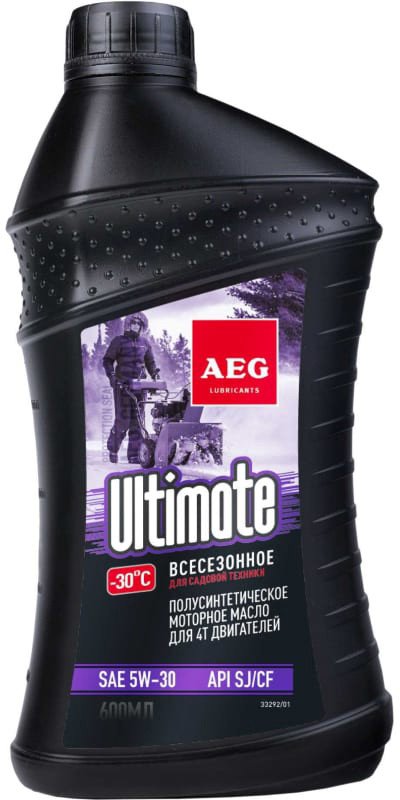 

Моторное масло AEG Lubricants Ultimate SAE 5W-30 API SJ/CF 4Т п/с 0.6л