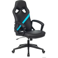 Игровое (геймерское) кресло Zombie Driver (черный/голубой)