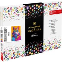 Алмазная мозаика  Феникс+ Яркий кот 68636