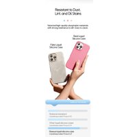 Чехол для телефона Baseus Colorful Liquid Silicone Magnetic Case для iPhone 16 (розовый)
