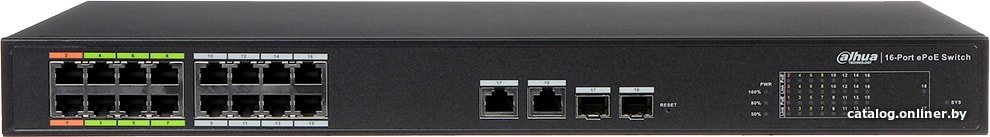 Управляемый коммутатор 2-го уровня Dahua LR2218-16ET-240