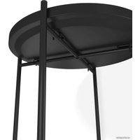 Журнальный столик Sheffilton SHT-CT8-3 (синий сапфир/черный муар)