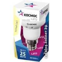 Светодиодная лампочка КОСМОС R39 E14 3 Вт 3000 К