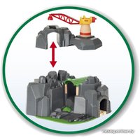 Набор железной дороги BRIO Шахта-тоннель и подъемный кран со звуком 33889