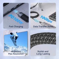 Удлинитель Vention TRFWF USB 3.2 Gen2 Type-C - USB 3.2 Gen2 Type-C (1 м, белый)