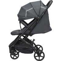 Коляска прогулочная «книга» Indigo Mega (темно-серый)