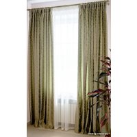 Комплект штор Decoretto Урбан пустыня УП-K3 2.25x2.6 м (золотистая ткань с геометрическим рисунком, 2 шт) в Борисове