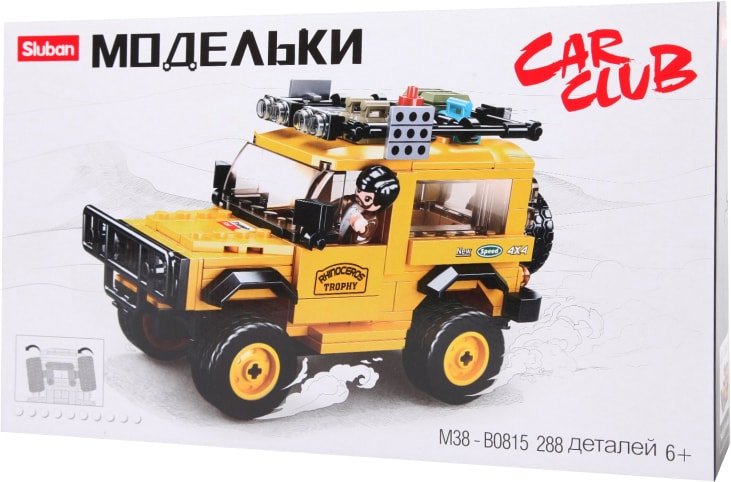 

Конструктор Sluban Модельки M38-B0815 Внедорожник
