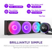 Система жидкостного охлаждения для процессора NZXT Kraken Elite 360 RGB RL-KR36E-B2