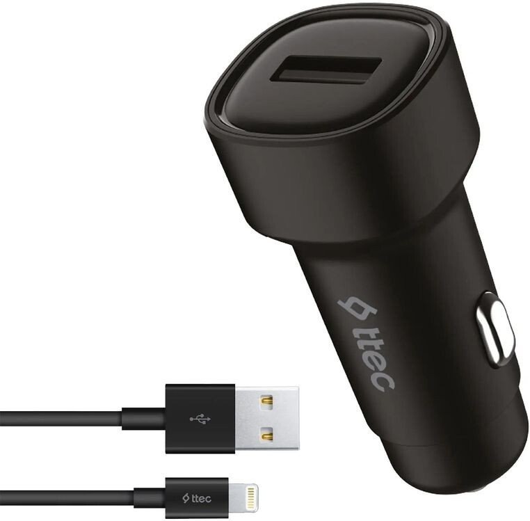 Автомобильное зарядное ttec 2CKS30LS USB-A - Lightning
