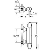 Смеситель Grohe Grohtherm 1000 New 34143003