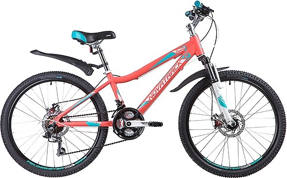 

Велосипед Novatrack Novara 24 (красный, 2019)