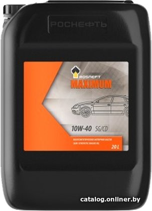 Моторное масло Роснефть Maximum 10W-40 SG/CD 20л