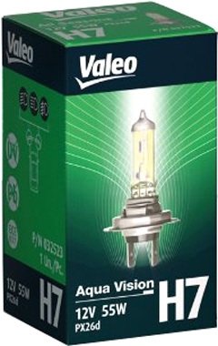 Галогенная лампа Valeo H7 Aqua Vision 1шт