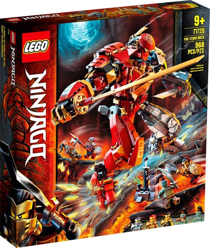 

Конструктор LEGO Ninjago 71720 Каменный робот огня