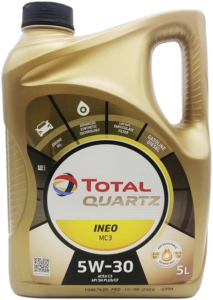 

Моторное масло Total Quartz Ineo MC3 5W-30 5л