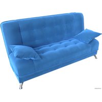 Диван Лига диванов Анна 102742 (велюр, голубой)