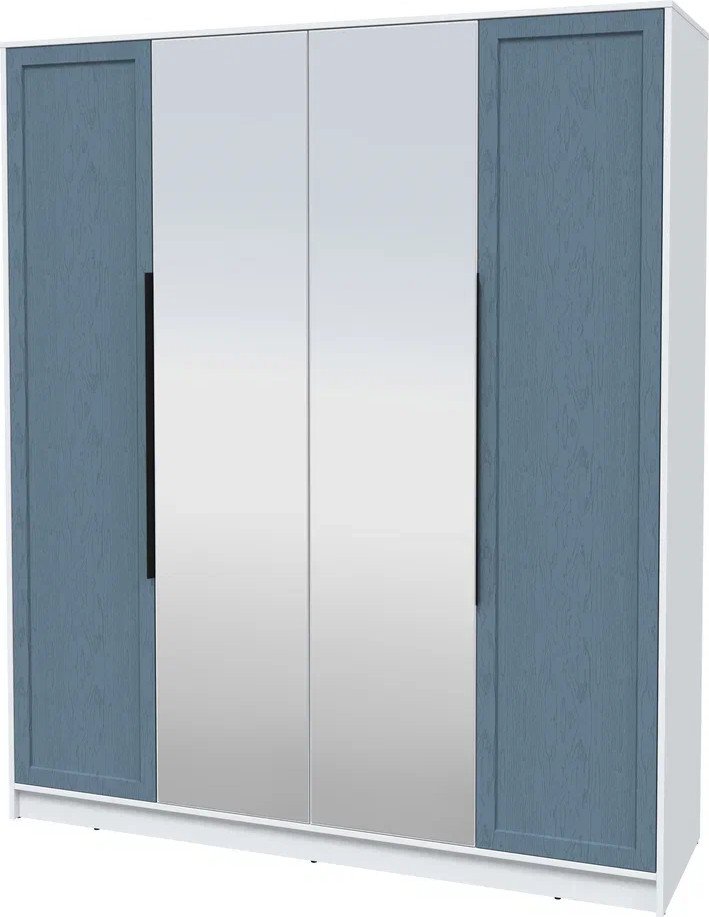 

Шкаф распашной Интерлиния Концепт Тренд КТ-Ш4(з) (белый платинум/дуб лазурный)