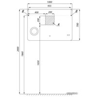  Акватон Зеркало Элио 100 [1.A194.2.02E.O01.0]